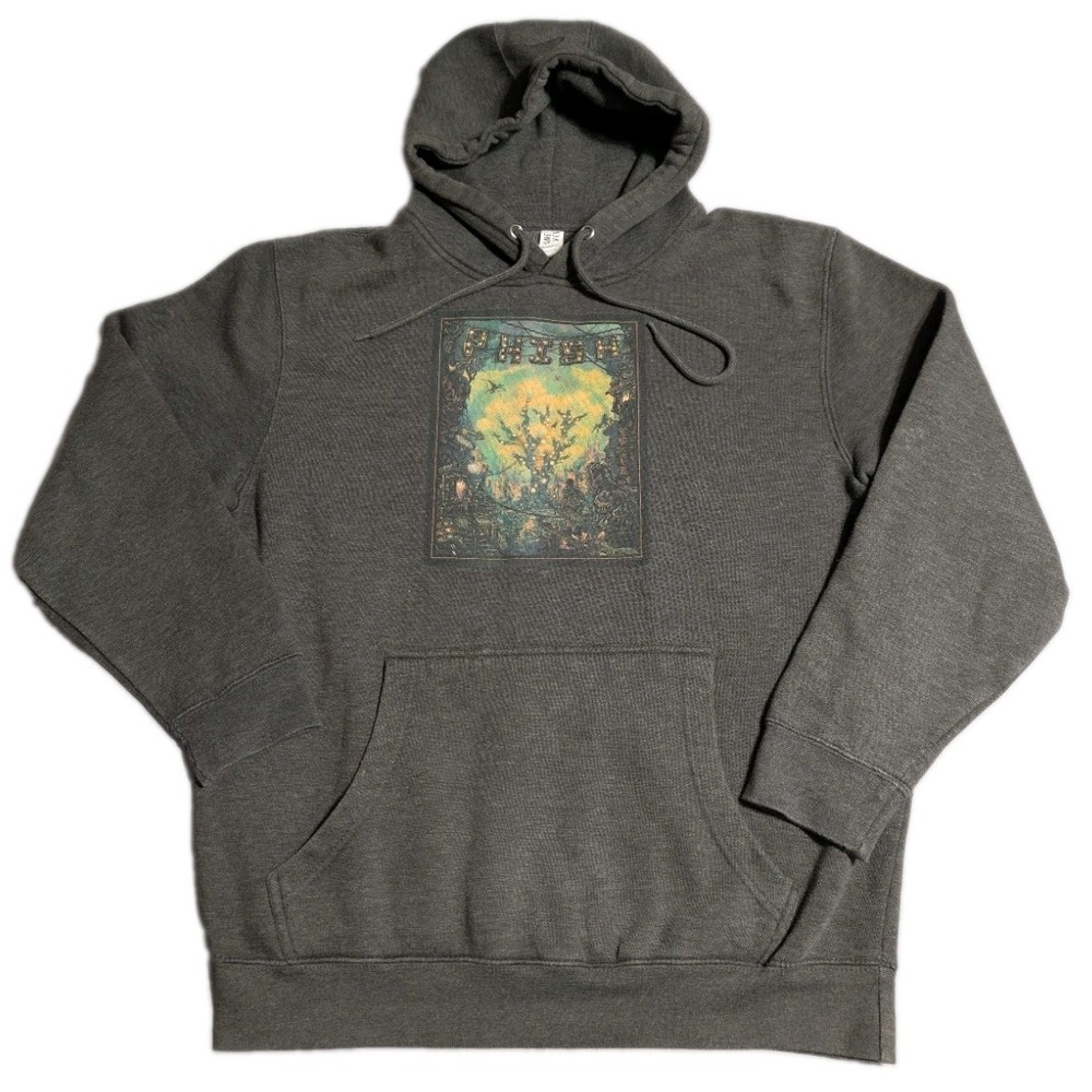 Phish Evolve Hoodie Mens L Luke Martin Album Art Gray Pullover Jam Band 2024